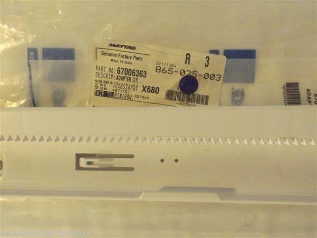 AMANA MAYTAG REFRIGERATOR 67006363 Adapter (lt) NEW IN BOX AMANA MAYTAG REFRIGERATOR 67006363 Adapter (lt) NEW IN BOX